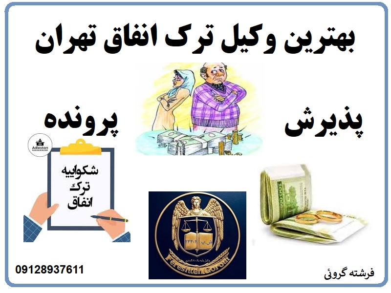 بهترین وکیل ترک انفاق تهران – پذیرش وکالت عدم پرداخت نفقه